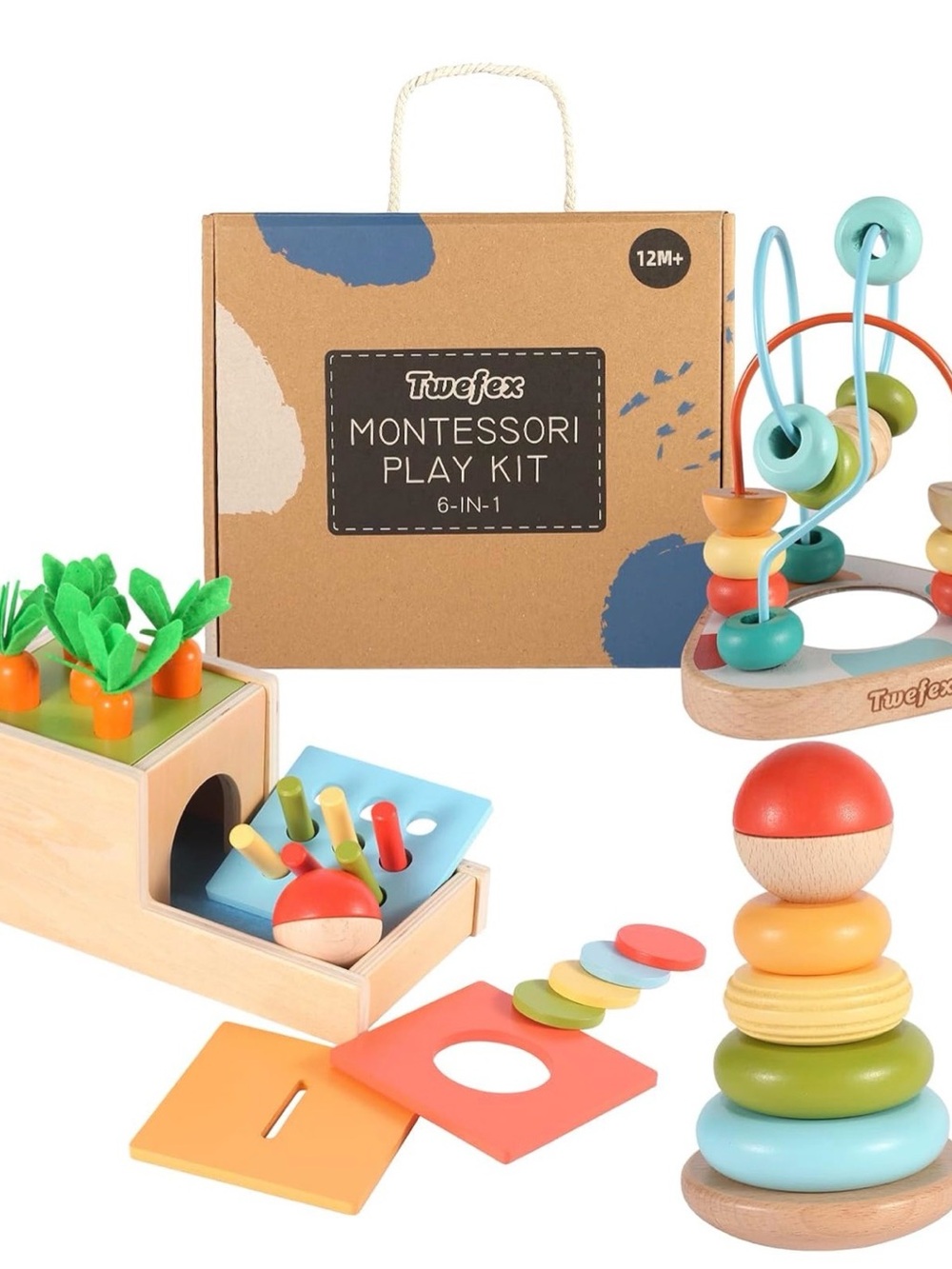 Montessori Play Kit  - 6-in-1 Kids Toy